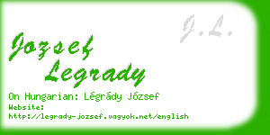 jozsef legrady business card