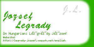 jozsef legrady business card